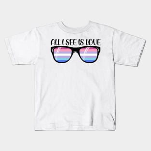 Bigender Sunglasses - Love Kids T-Shirt